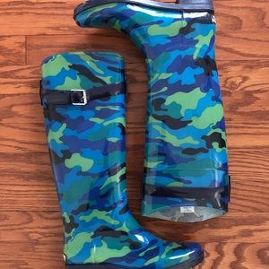 RALPH LAUREN Camouflage Rain Boots